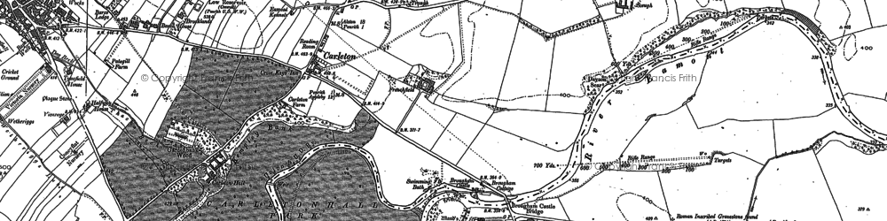 Old map of Carleton in 1923