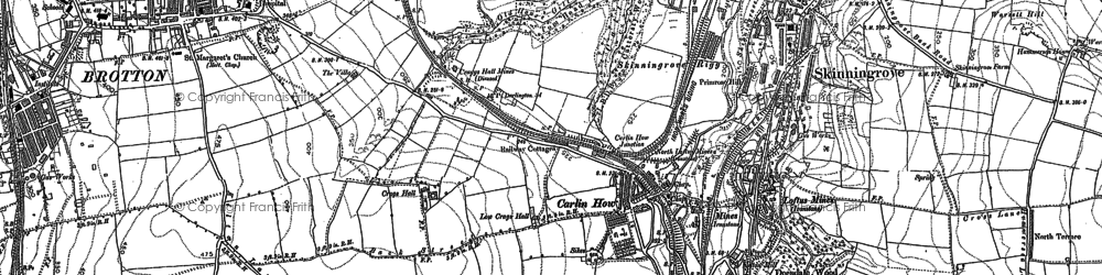 Old map of Kilton in 1893