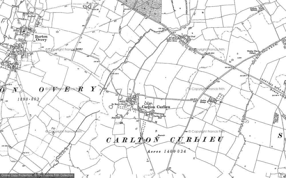 Old Maps Of Carlton Curlieu Leicestershire Francis Frith