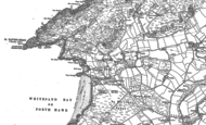 Old Map of Carn Hen, 1906