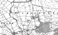 Old Map of Cartington, 1896