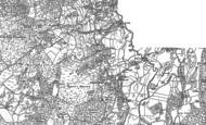 Old Map of Cartmel Fell, 1912