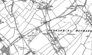 Old Map of Cashmoor, 1886