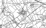 Old Map of Cassington, 1911