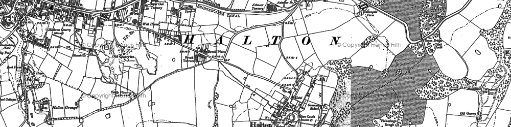 Old map of Castlefields in 1897