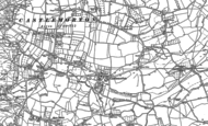 Old Map of Castlemorton, 1910