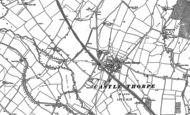 Old Map of Castlethorpe, 1898 - 1950