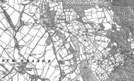 Old Map of Catbrook, 1900