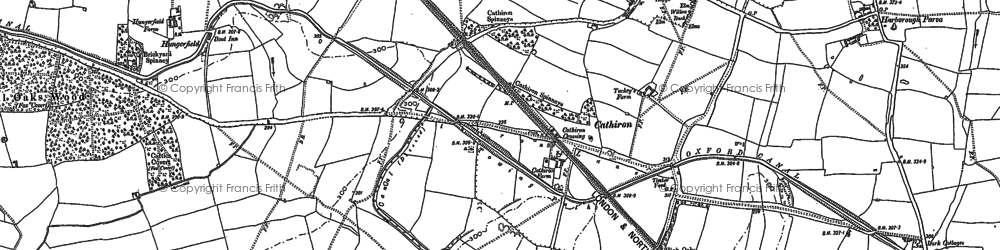 Old map of Cathiron in 1903