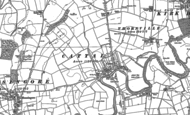 Old Map of Cattal, 1892