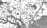 Old Map of Cattawade, 1896 - 1902