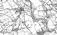 Old Map of Catterick, 1891
