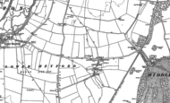Old Map of Caulcott, 1898