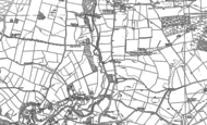 Old Map of Caunsall, 1882