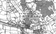 Old Map of Caversham, 1910