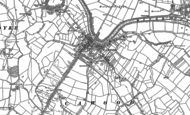 Old Map of Cawood, 1889 - 1890