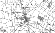 Old Map of Caxton, 1886 - 1900