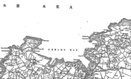 Old Map of Cemaes Bay, 1899