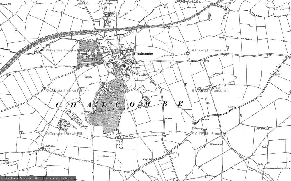 Old Map of Chacombe, 1899 - 1900 in 1899