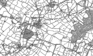 Old Map of Chaddesley Corbett, 1883