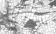 Old Map of Chaddlewood, 1884 - 1905