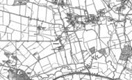 Old Map of Chadlington, 1898