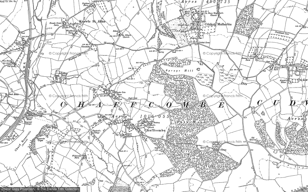 Old Map of Chaffcombe, 1886 - 1901 in 1886