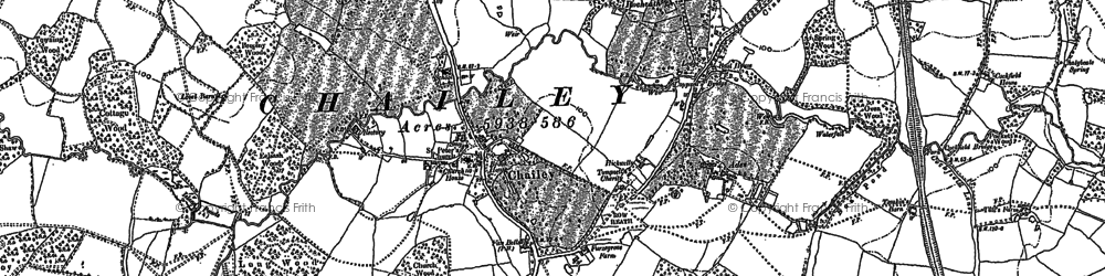 Old map of Godleys Green in 1896