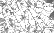 Old Map of Chalkhouse Green, 1910 - 1912