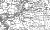 Old Map of Challacombe, 1887