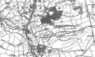 Old Map of Chalmington, 1887