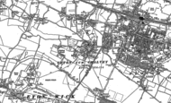 Old Map of Chalvey, 1910