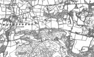 Old Map of Chanctonbury Ring, 1875 - 1896