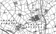 Old Map of Chapel Brampton, 1884