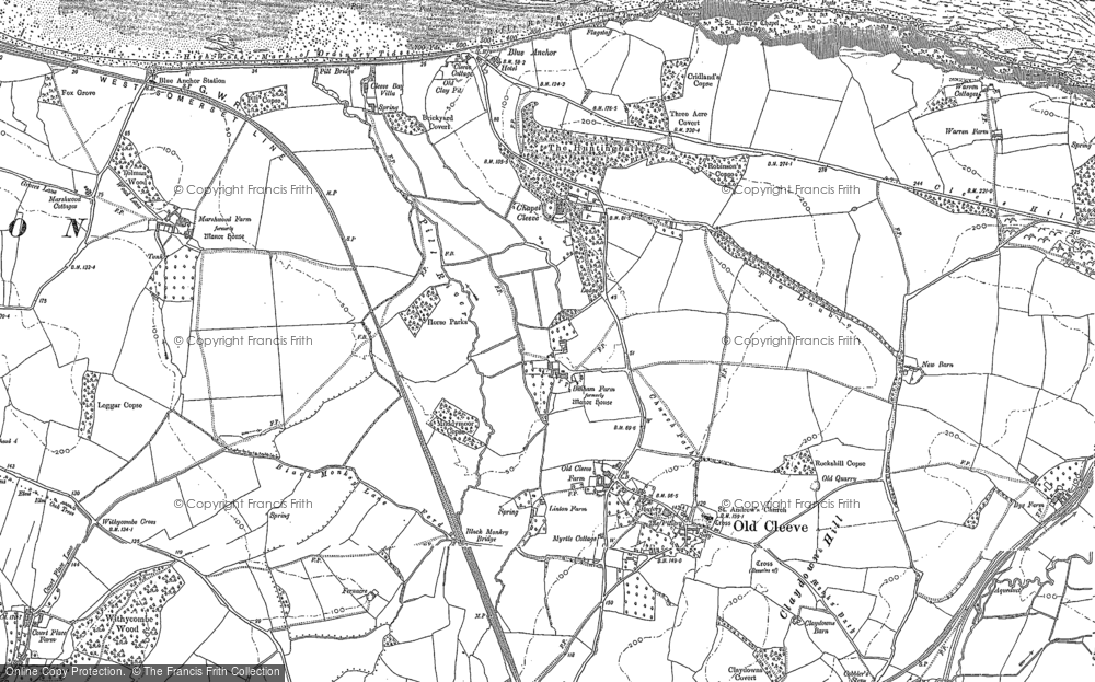 Old Map of Chapel Cleeve, 1902 in 1902