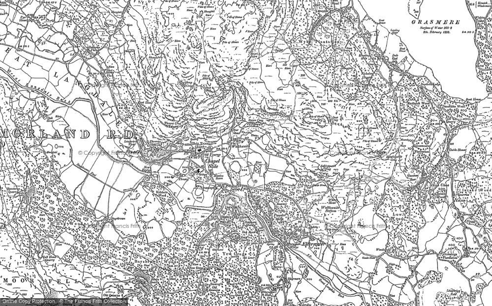 Old Map of Chapel Stile, 1897 - 1898 in 1897