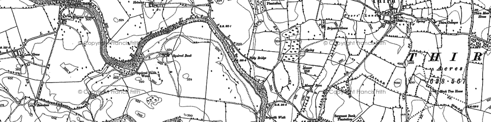 Old map of Charlcot in 1891