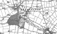 Old Map of Charlecote, 1885