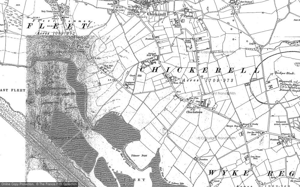 Old Map of Charlestown, 1902 - 1927 in 1902