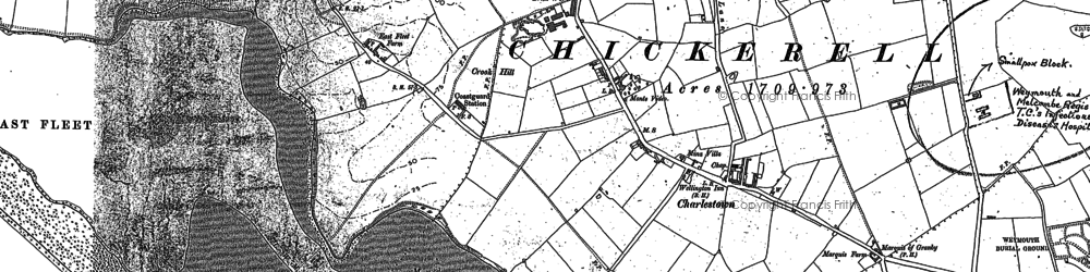 Old map of Charlestown in 1902