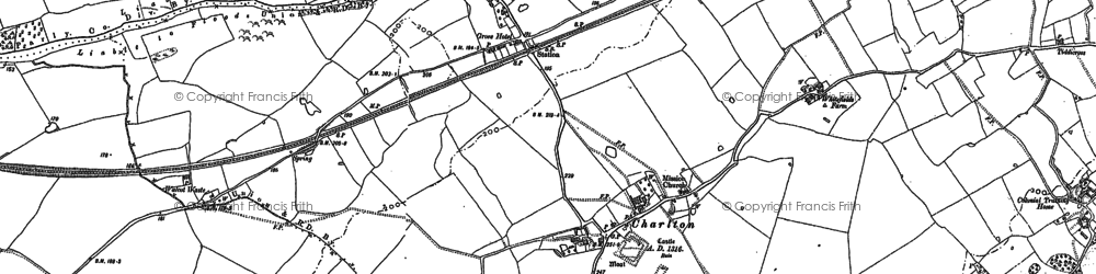 Old map of Charlton in 1881