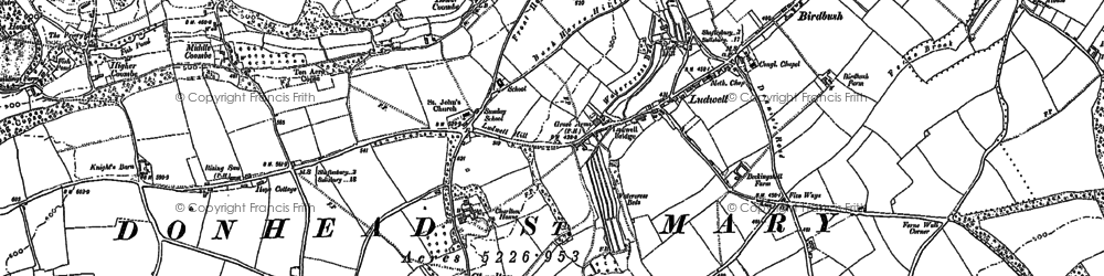 Old map of Charlton in 1900