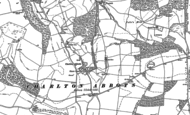 Old Map of Charlton Abbots, 1883