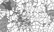 Old Map of Charlwood, 1912 - 1913