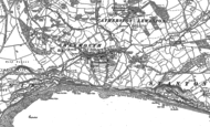 Old Map of Charmouth, 1901