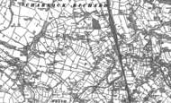 Old Map of Charnock Richard, 1892 - 1893