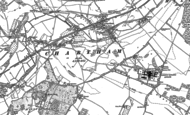 Old Map of Chartham, 1896