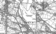 Old Map of Chasewater, 1883