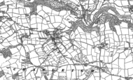 Old Map of Chawleigh, 1886 - 1887