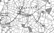 Old Map of Chedburgh, 1884